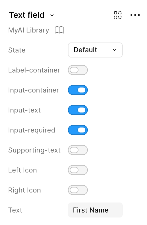 input field